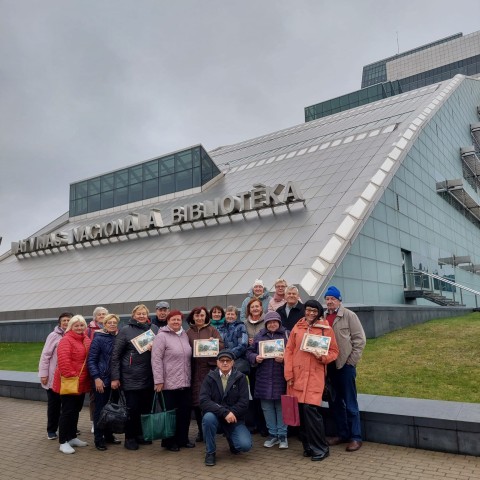 Sērenes pagasta bibliotēkas  ""Lasītāju klubiņa'' ekskursija LNB, veltīta "Latviešu grāmatai-500"